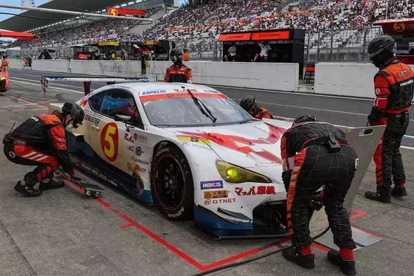 「SUPER GT第5戦鈴鹿で、重いサクセスウェイトに翻弄されたマッハ号冨林」の画像