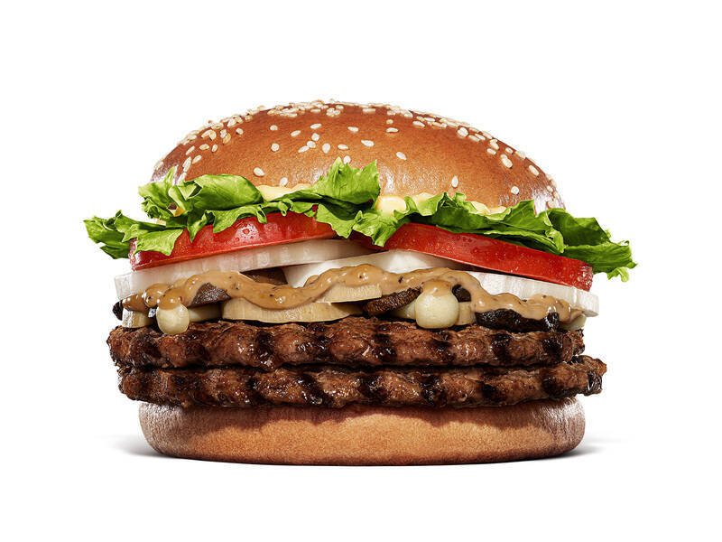 これ好き！きのこたっぷりバーガー、迫力のトリオで登場