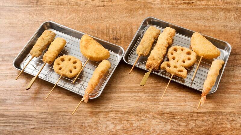 串カツ11品がボリュームアップ！最大2倍に！「串カツ田中の日」キャンペーン