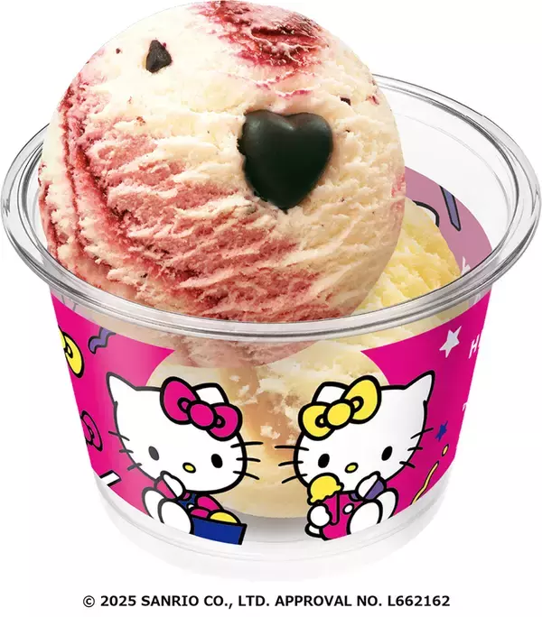 「サーティワン×ハローキティ再び！ ポッピングシャワーみたいに弾けるかわいさが止まらない」の画像