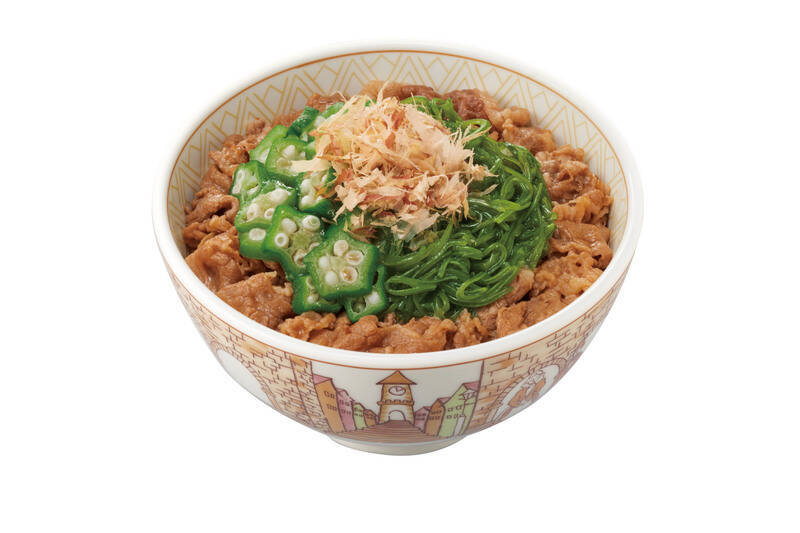 ねばとろ好き集合！すき家「めかぶオクラ牛丼」今年も登場