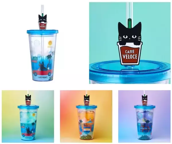 「ベローチェ40周年「黒ねこサマーバッグ」発売　限定タンブラーがかわいい！」の画像
