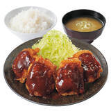 「からやま「デミハンバーグとデミからあげの合盛り定食」デミからあげも新登場」の画像3