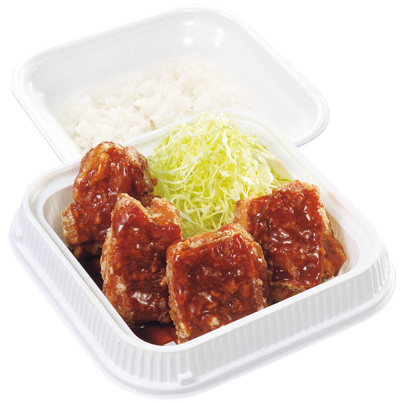 からやま「デミハンバーグとデミからあげの合盛り定食」デミからあげも新登場