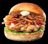 「口が幸せになるやつ！ チキン竜田×きんぴらの「鶏ごぼうバーガー」など4種登場」の画像4