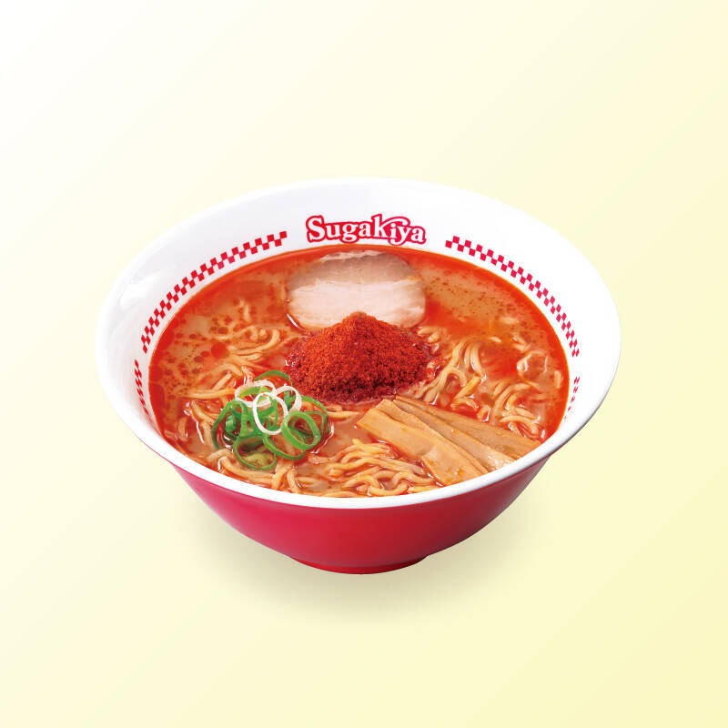 スガキヤ×辛辛魚「スガ辛魚ラーメン」！辛さは初級、数量限定販売