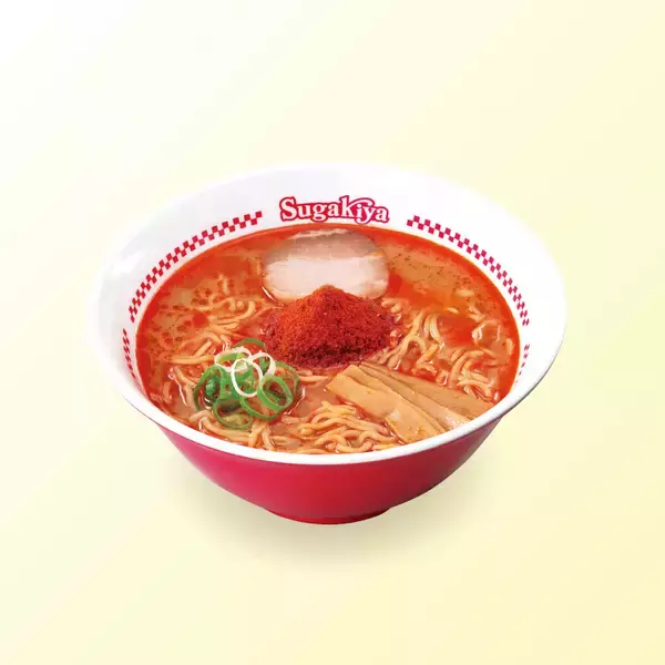 「スガキヤ×辛辛魚「スガ辛魚ラーメン」！辛さは初級、数量限定販売」の画像