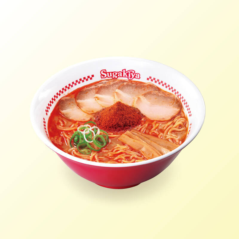 スガキヤ×辛辛魚「スガ辛魚ラーメン」！辛さは初級、数量限定販売