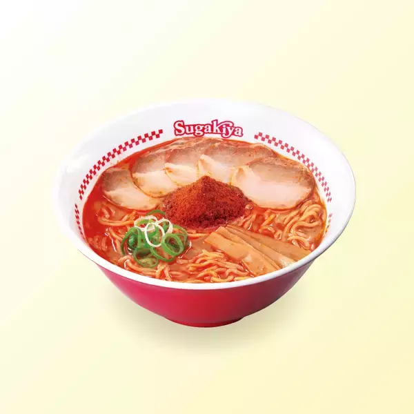 「スガキヤ×辛辛魚「スガ辛魚ラーメン」！辛さは初級、数量限定販売」の画像