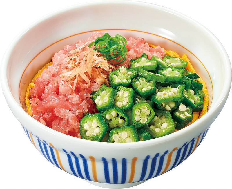 なか卯、夏のねば旨「オクラまぐろたたき丼」登場！ 特盛もあるぞ