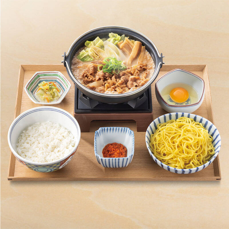 吉野家、まさかの「ラーメン鍋」を発売！  “おかわり無料”のご飯のつき