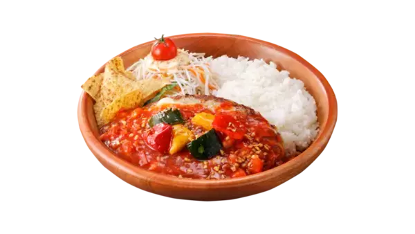 「ドンキーに「トマトのオムバーグディッシュ」!! 夏はお肉もサッパリ」の画像