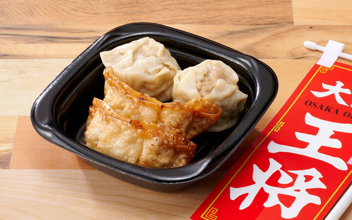 ローソンストア100、揚餃子・焼売を堪能できる「大阪王将 中華弁当」などを販売