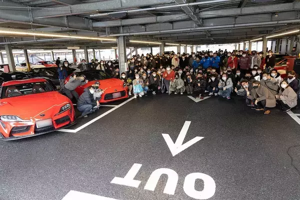 織戸学選手も参加！ スープラと86をテーマに100台以上が早朝の東雲に集合！