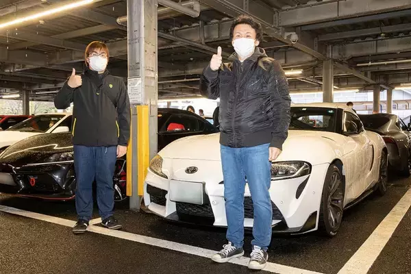 「織戸学選手も参加！ スープラと86をテーマに100台以上が早朝の東雲に集合！」の画像