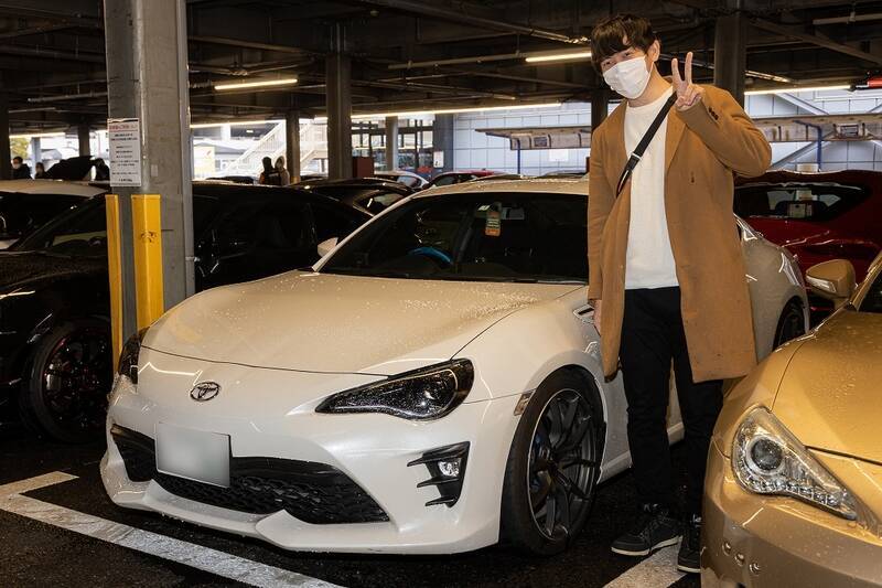 織戸学選手も参加！ スープラと86をテーマに100台以上が早朝の東雲に集合！