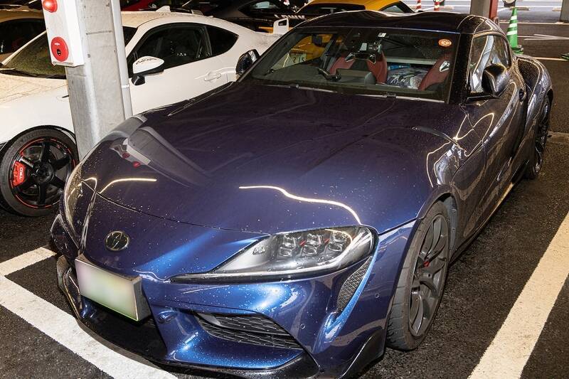 織戸学選手も参加！ スープラと86をテーマに100台以上が早朝の東雲に集合！