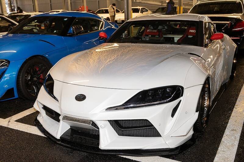 織戸学選手も参加！ スープラと86をテーマに100台以上が早朝の東雲に集合！