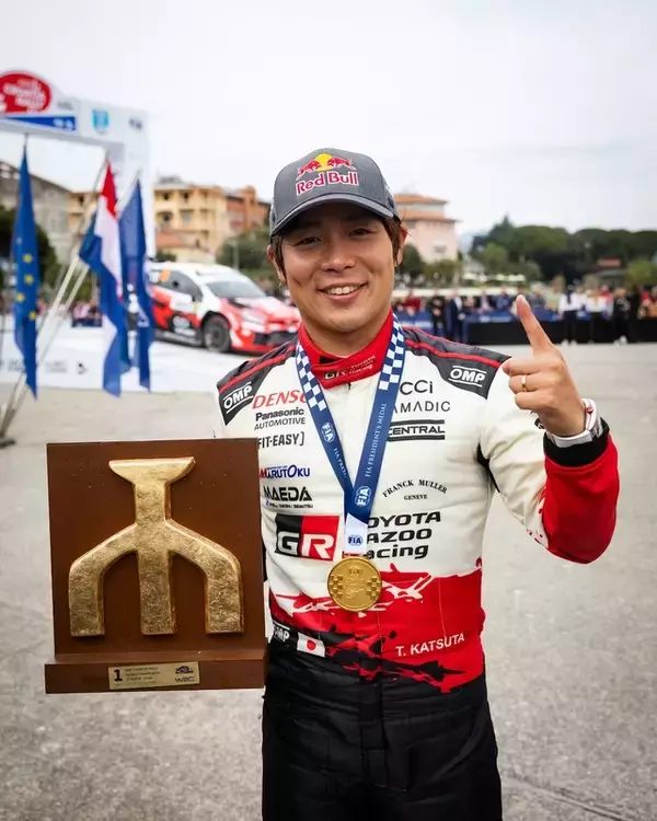 「これは熱い……勝田貴元がWRC連勝で歴史更新、日本人初のシリーズ首位に立つ」の画像