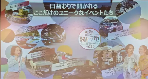 「【Japan Mobility Show】全プログラム詳細公開！ 過去最多500社超が描く「ワクワクする未来」へ、いざ出発！」の画像