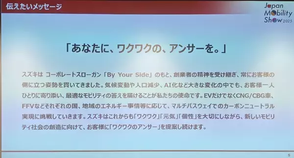 「【Japan Mobility Show】全プログラム詳細公開！ 過去最多500社超が描く「ワクワクする未来」へ、いざ出発！」の画像