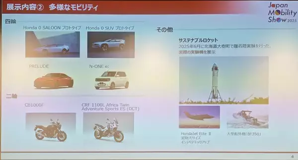 「【Japan Mobility Show】全プログラム詳細公開！ 過去最多500社超が描く「ワクワクする未来」へ、いざ出発！」の画像