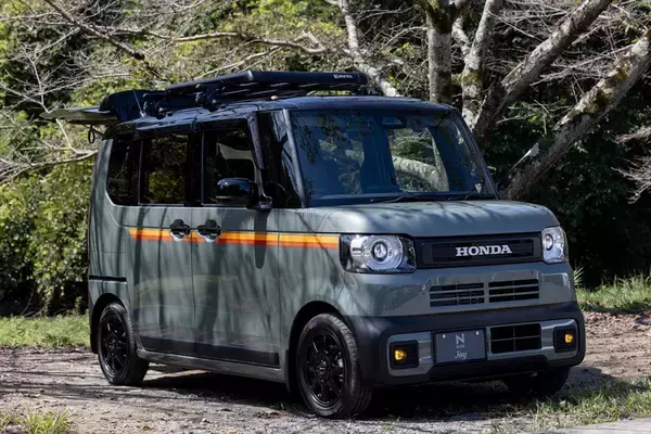 「これがN-BOXの本命!?　Honda「N-BOX JOY」は遊びをテーマにアウトドア風味を詰め込んだ」の画像