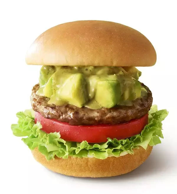 「やったー、モスに「アボカドバーガー」が出るよ！ 今年は“アボカド感”増しに」の画像