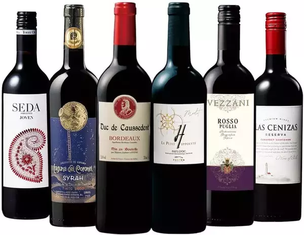 世界の赤ワイン6本セットが19％オフ！ Amazonブラックフライデーで1本あたり約673円に