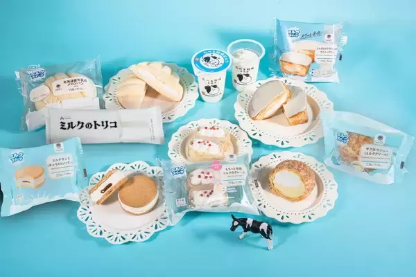 「【本日発売】夏こそミルク！ファミマ「ミルクスイーツ」7商品、クレープやメロンパンも」の画像
