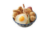 「鶏天3枚ドーン！「お月見天ぷら定食」、ご飯おかわり何度でも無料だって」の画像2