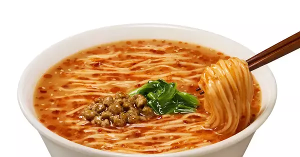 「うまそ！マルちゃん正麺「汁なし担々麺」が新登場！ 手もみ風でモチモチ～」の画像