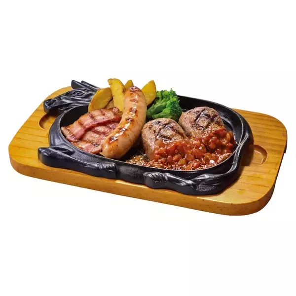 「大俵ハンバーグのトリプルグリル登場！BBQソースでガッツリ」の画像