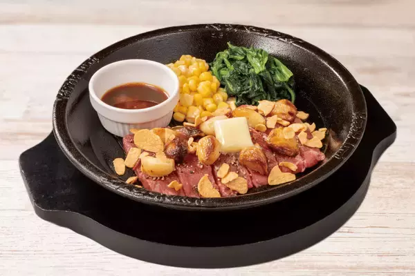 「ワイルドすぎ！箸が止まらない「にんにくジューシーステーキ」ペッパーに新登場」の画像