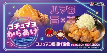 松のや、韓国風の「コチュマヨ唐揚げ定食」　辛さとコクがクセになる