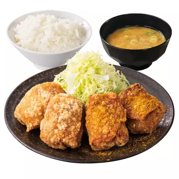 「天才では？ カレーだれで食べる「カレーつけから定食」ごはん止まらなそう」の画像