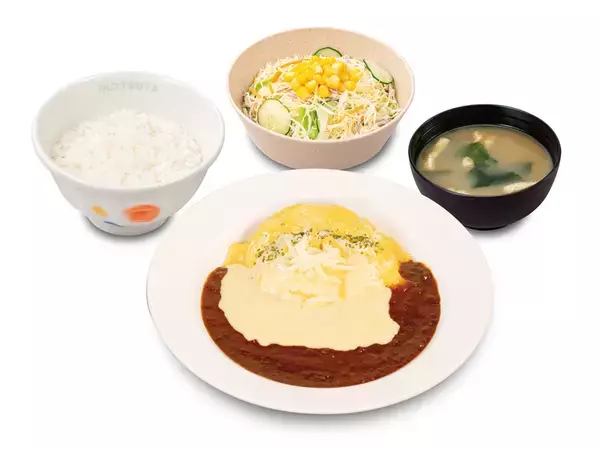 「松屋に濃厚ふわとろ「オムデミハンバーグ定食」登場！ 本気の洋食風メニュー」の画像