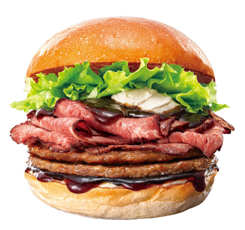 ローストビーフ×パティの贅沢バーガーが今年も！「ダブル」の肉盛りが本気
