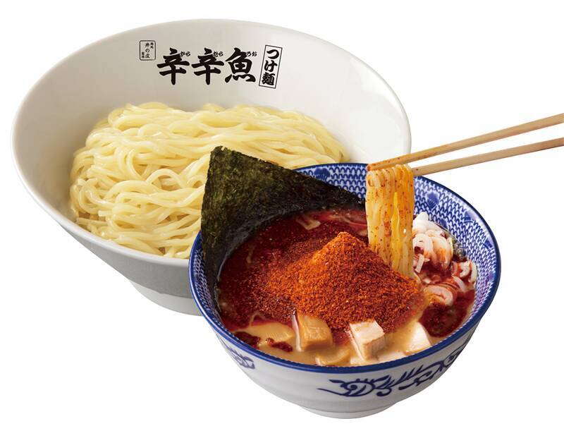 らあめん花月嵐に 辛辛魚つけ麺 登場 あの 麺処 井の庄 とコラボ 21年8月5日 エキサイトニュース