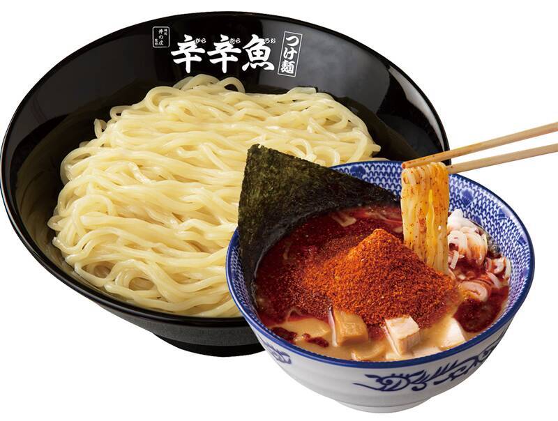 らあめん花月嵐に 辛辛魚つけ麺 登場 あの 麺処 井の庄 とコラボ 21年8月5日 エキサイトニュース