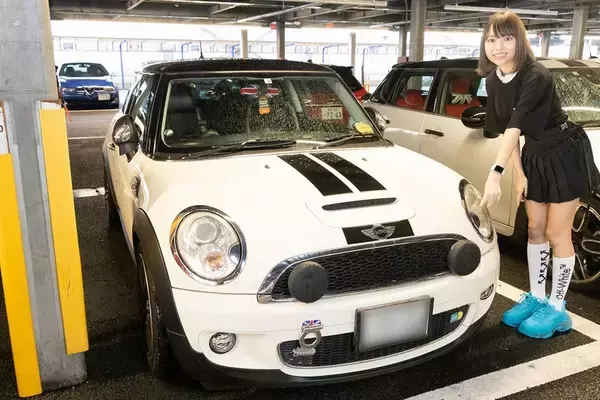 「早朝のオートバックスでお気に入りの「MINI」を探す大作戦！」の画像