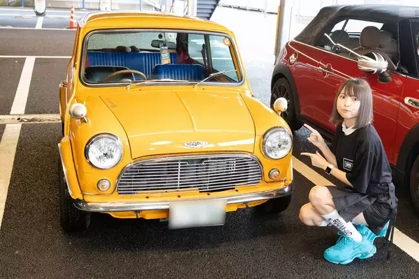 「早朝のオートバックスでお気に入りの「MINI」を探す大作戦！」の画像