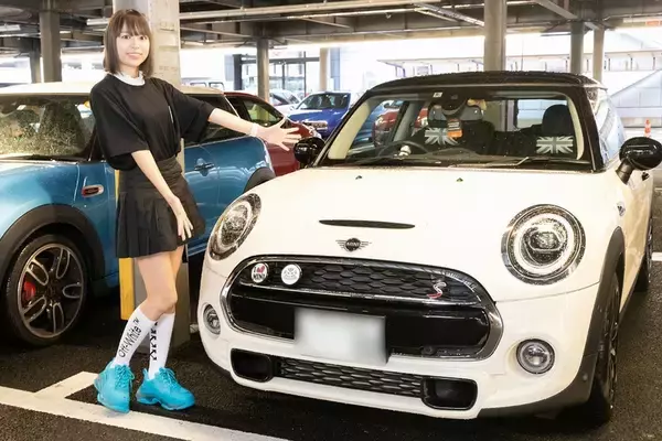 「早朝のオートバックスでお気に入りの「MINI」を探す大作戦！」の画像