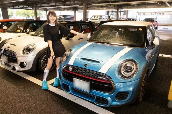 「早朝のオートバックスでお気に入りの「MINI」を探す大作戦！」の画像
