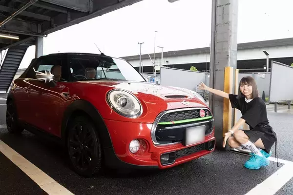 「早朝のオートバックスでお気に入りの「MINI」を探す大作戦！」の画像
