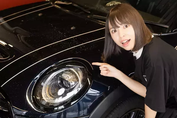 「早朝のオートバックスでお気に入りの「MINI」を探す大作戦！」の画像