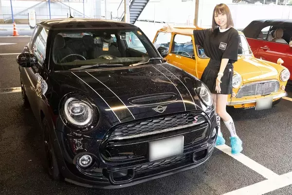 「早朝のオートバックスでお気に入りの「MINI」を探す大作戦！」の画像