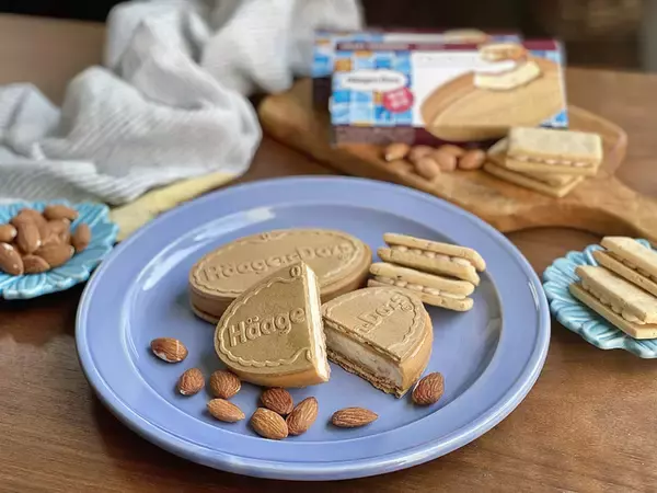 「アーモンドバターサンド」をハーゲンダッツが表現！初のバターアイスを使用