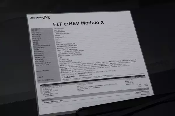 「Honda「FIT e:HEV Modulo X」は上質な走りのクールハッチだ！」の画像
