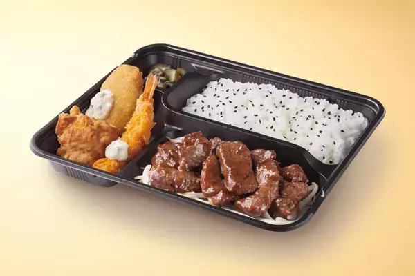 「オリジンにご飯が進む「牛ハラミ焼肉弁当」肉トリプルもあるよ」の画像